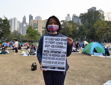 To HK and sending country governments: Protect FDWs in COVID-distress